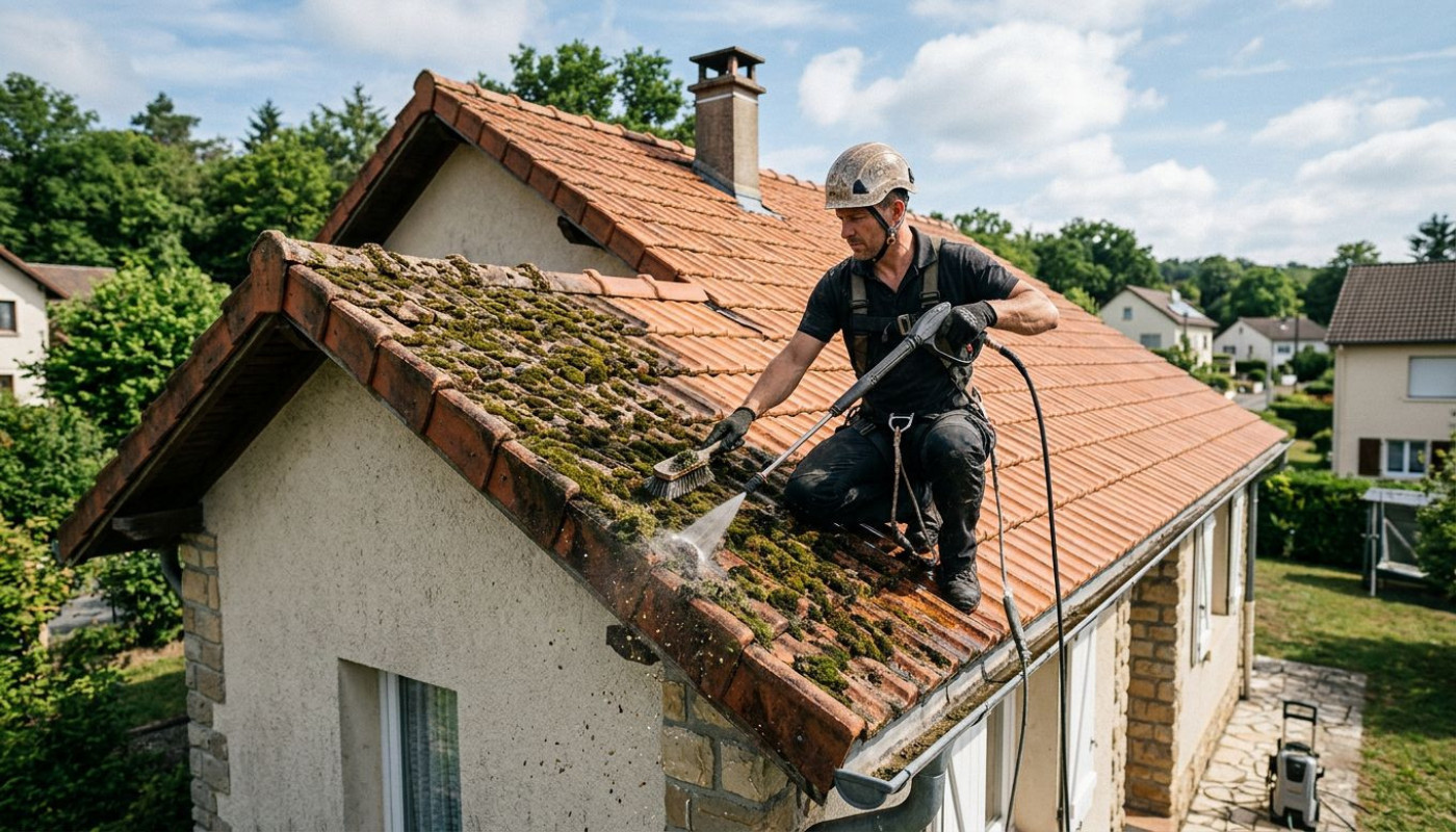 Comment le démoussage prolonge la durée de vie de votre toiture ?